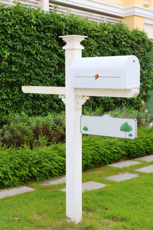 Refurbished Mailbox Posts